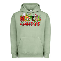 Pigment Oil Green medical assistant Urban Hoodie - MaliasSmallBusiness