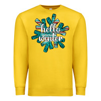 Lemon hello winter Premium Sweatshirt - AdoDesignShop