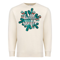 Sandshell hello winter Premium Sweatshirt - AdoDesignShop