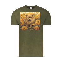 Vintage Olive chow chow Vintage Tee - Unal Design