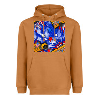 Meerkat 4th of july school bus seamless pattern Heavyweight Hoodie - BundleAndBundleShop