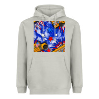 Moon Dust 4th of july school bus seamless pattern Heavyweight Hoodie - BundleAndBundleShop