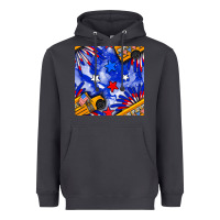Smoke 4th of july school bus seamless pattern Heavyweight Hoodie - BundleAndBundleShop