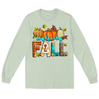 Matcha welcome fall Long Sleeve Tee - Zillion Design Studio