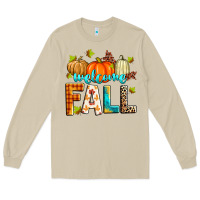 Mushroom welcome fall Long Sleeve Tee - Zillion Design Studio