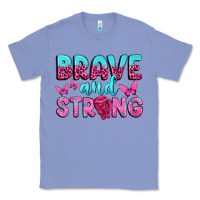 Colony Blue Brave and Strong Classic Tee - texasbilliewilder