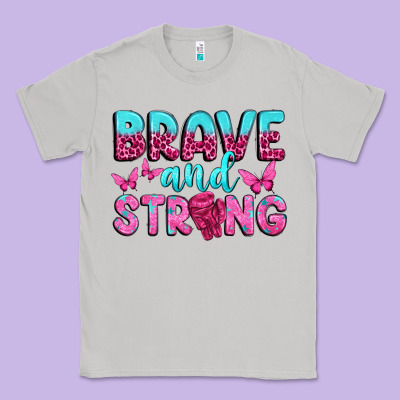 Brave And Strong Classic Tee Designed By Texasbilliewilder