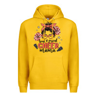 Lemon loud&proud mama messy bun Premium Hoodie - MaliasSmallBusiness