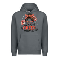 Rock loud&proud mama messy bun Premium Hoodie - MaliasSmallBusiness