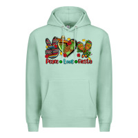 Seafoam peace love fiesta ado Premium Hoodie - AdoDesignShop