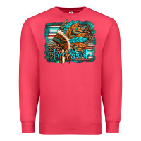 Free Spirit Native American Indian Headdress Premium Sweatshirt | Teevron