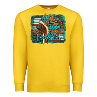 Lemon free spirit native american indian headdress Premium Sweatshirt - Artiststas
