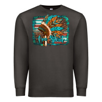 Smoke free spirit native american indian headdress Premium Sweatshirt - Artiststas