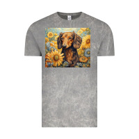 Cloud Rock dachshund Vintage Tee - Unal Design