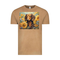 Vintage Camel dachshund Vintage Tee - Unal Design