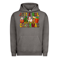 Pigment Tornado just a girl who loves christmas Urban Hoodie - MaliasSmallBusiness