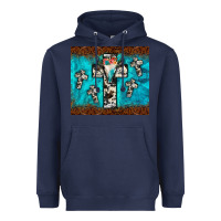 Navy bull skull cross tumbler Heavyweight Hoodie - JahusDesignShop