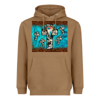 Bull Skull Cross Tumbler Heavyweight Hoodie | Teevron