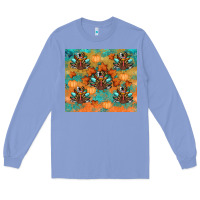 Colony Blue thanksgiving turkey fall Long Sleeve Tee - RanaPortraitStore