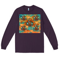 Plum thanksgiving turkey fall Long Sleeve Tee - RanaPortraitStore