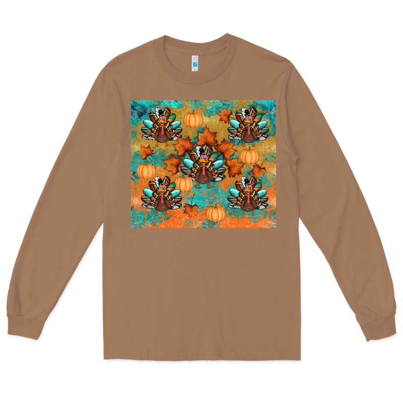 Thanksgiving Turkey Fall Long Sleeve Tee by RanaPortraitStore | Teevron