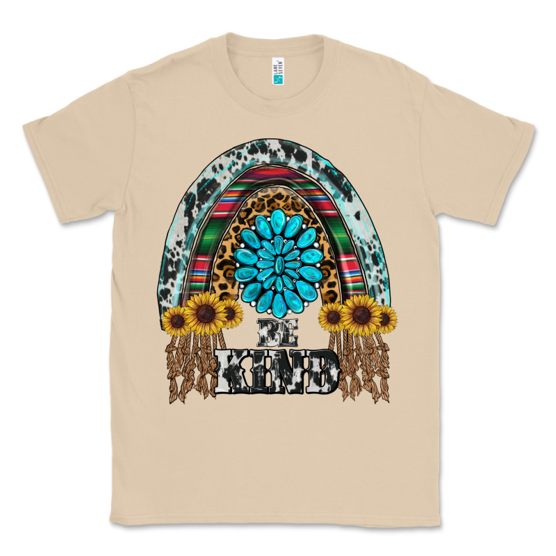 Western Rainbow  Be Kind Classic Tee by RanaPortraitStore | Teevron