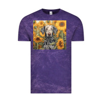 Cloud Purple dalmatian Vintage Tee - Unal Design
