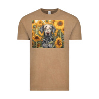 Vintage Coffee dalmatian Vintage Tee - Unal Design