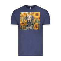 Vintage Denim dalmatian Vintage Tee - Unal Design
