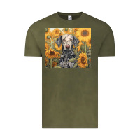 Vintage Olive dalmatian Vintage Tee - Unal Design