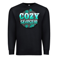 Black cozy season Premium Sweatshirt - AdoDesignShop