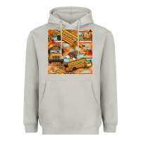 Moon Dust fall school bus seamless pattern Heavyweight Hoodie - BundleAndBundleShop