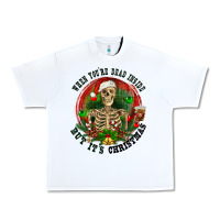 White When you're dead inside but it's christmas Urban Heavy Tee - RanaPortraitStore