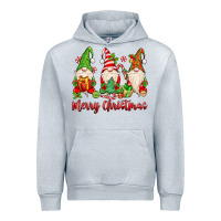Heather Grey merry christmas gnomes Urban Hoodie - MaliasSmallBusiness