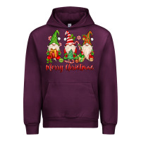 Mauve Wine merry christmas gnomes Urban Hoodie - MaliasSmallBusiness
