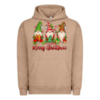 Pigment Burro merry christmas gnomes Urban Hoodie - MaliasSmallBusiness