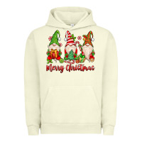 Pigment Pistachio merry christmas gnomes Urban Hoodie - MaliasSmallBusiness