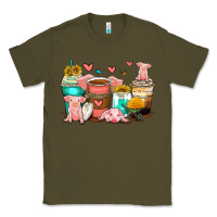 Army Green pigs coffee cups Classic Tee - Zillion Design Studio