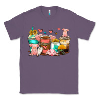Lavender pigs coffee cups Classic Tee - Zillion Design Studio