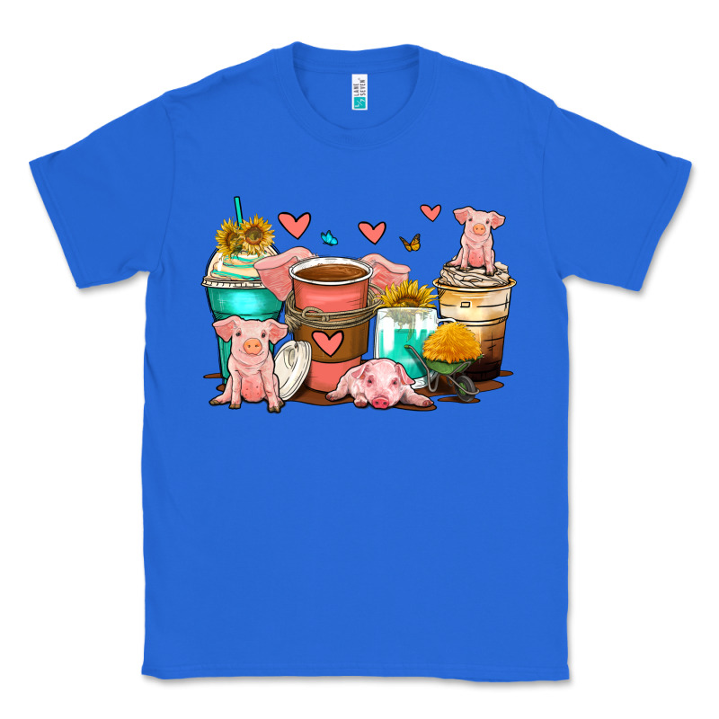 Pigs Coffee Cups Classic Tee by Zillion Design Studio | Teevron