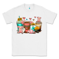 White pigs coffee cups Classic Tee - Zillion Design Studio