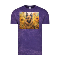 Cloud Purple german shepherd Vintage Tee - Unal Design