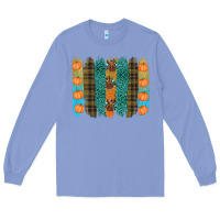 Colony Blue thanksgiving brushstrokes Long Sleeve Tee - RanaPortraitStore