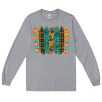 Heather Grey thanksgiving brushstrokes Long Sleeve Tee - RanaPortraitStore