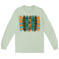 Matcha thanksgiving brushstrokes Long Sleeve Tee - RanaPortraitStore