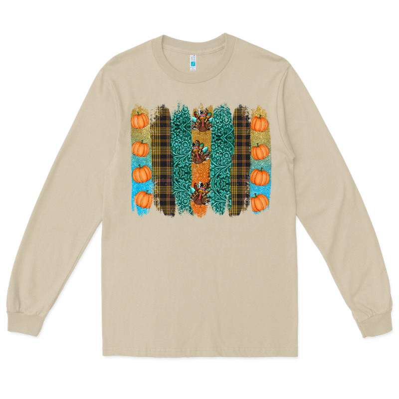 Thanksgiving Brushstrokes Long Sleeve Tee by RanaPortraitStore | Teevron