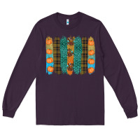 Plum thanksgiving brushstrokes Long Sleeve Tee - RanaPortraitStore