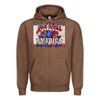 Chestnut god bless america land that i love Zipper Hoodie - HRA Design Shop