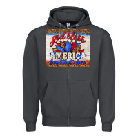 Smoke god bless america land that i love Zipper Hoodie - HRA Design Shop