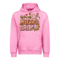 Fuchsia Pink its the most wonderful time of the year Urban Hoodie - MaliasSmallBusiness